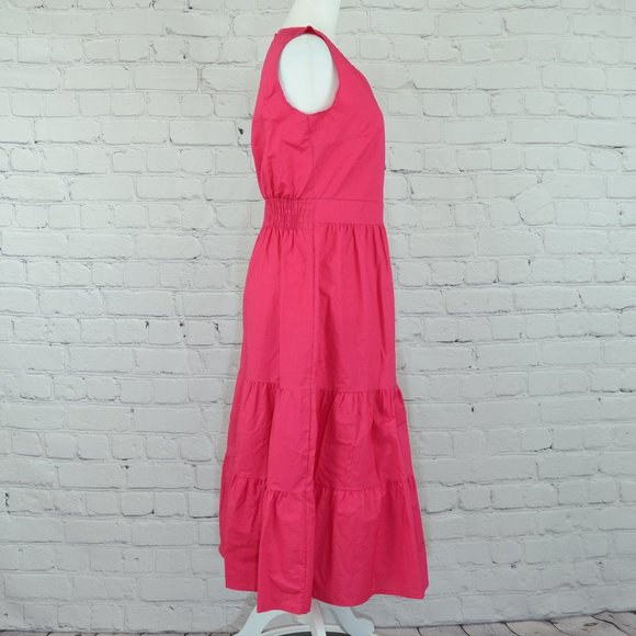 NWT Beautiful Italian Tiered Ruffle Dress - Picture 3 of 8